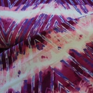 Tricot Jersey tie en dye rose