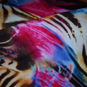 Tricot Jersey zebra fuchia