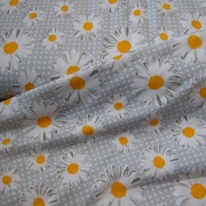 Tricot Jersey margriet grijs