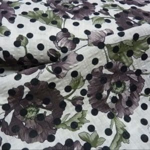 flower dot taupe