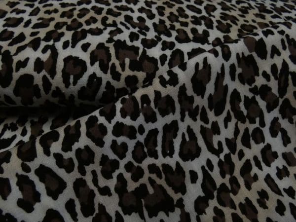 panter beige bruin viscose