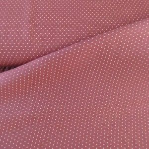 oud roze stipje viscose