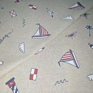 decoratiestof nautische print