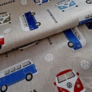 decoratiestof volkswagenbusjes